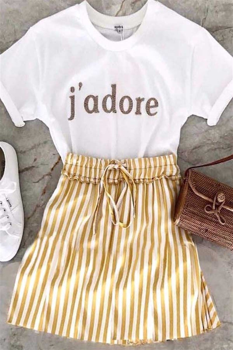 Jadore Tshirt Etek Takım