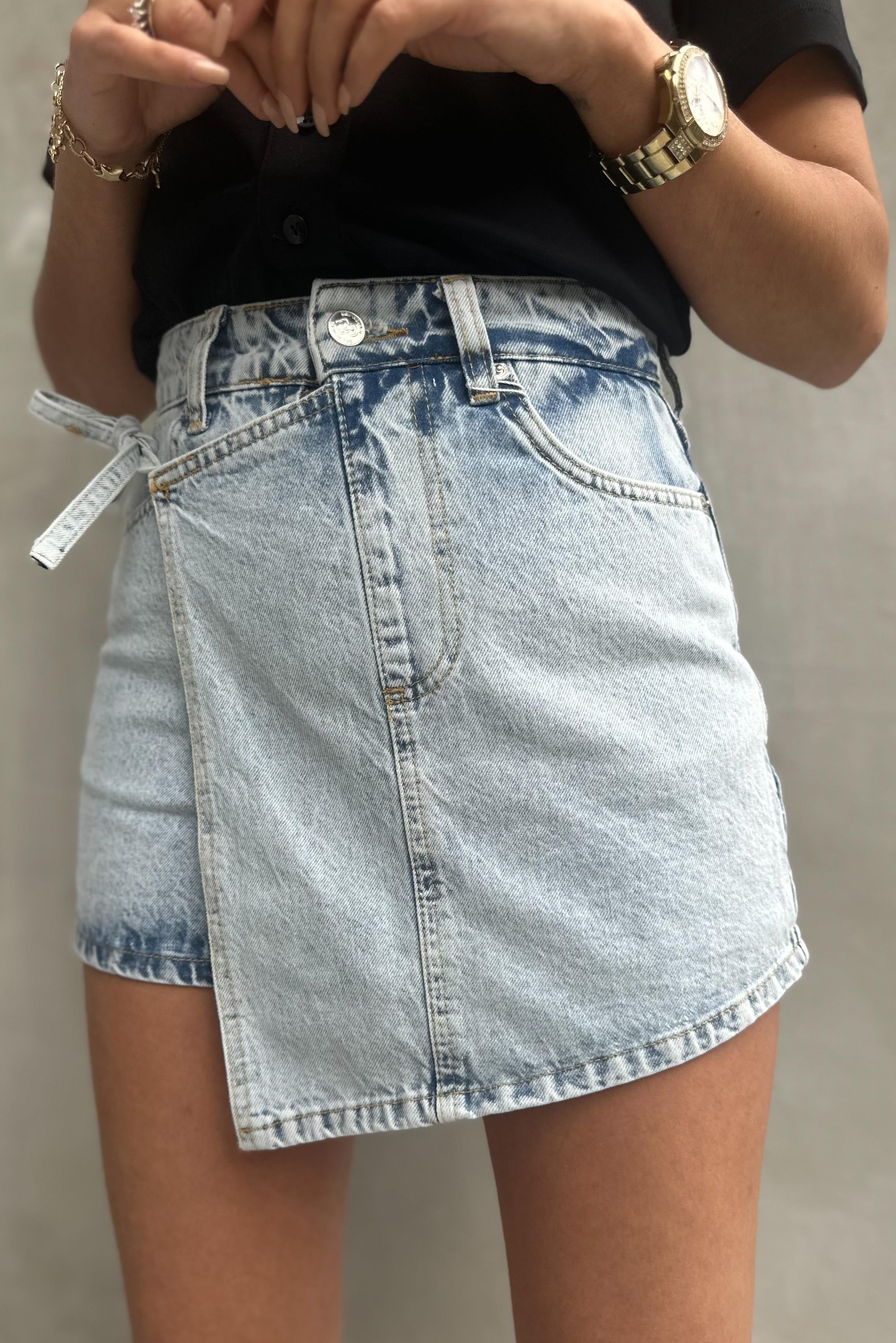 Kapaklı Denim Şort EtekETEK