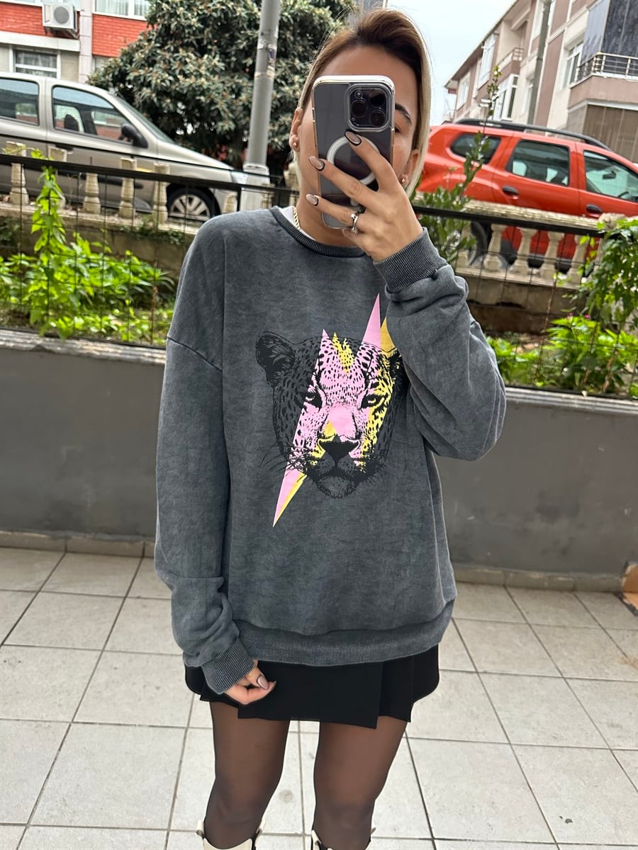 Kaplan Kafalı SweatshirtHIRKA