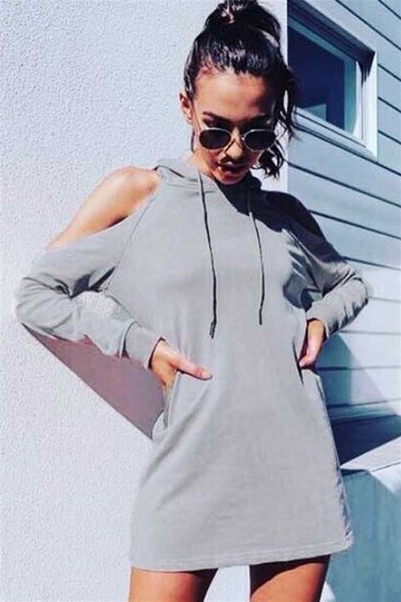 Kapşonlu Sweat Tunik