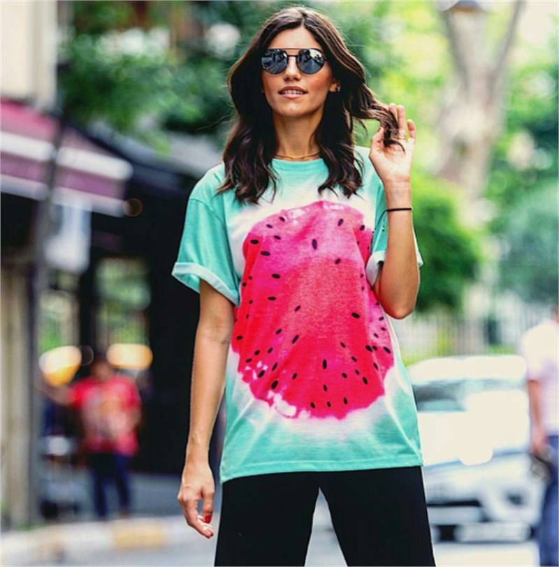 Karpuz Baskılı Tshirt