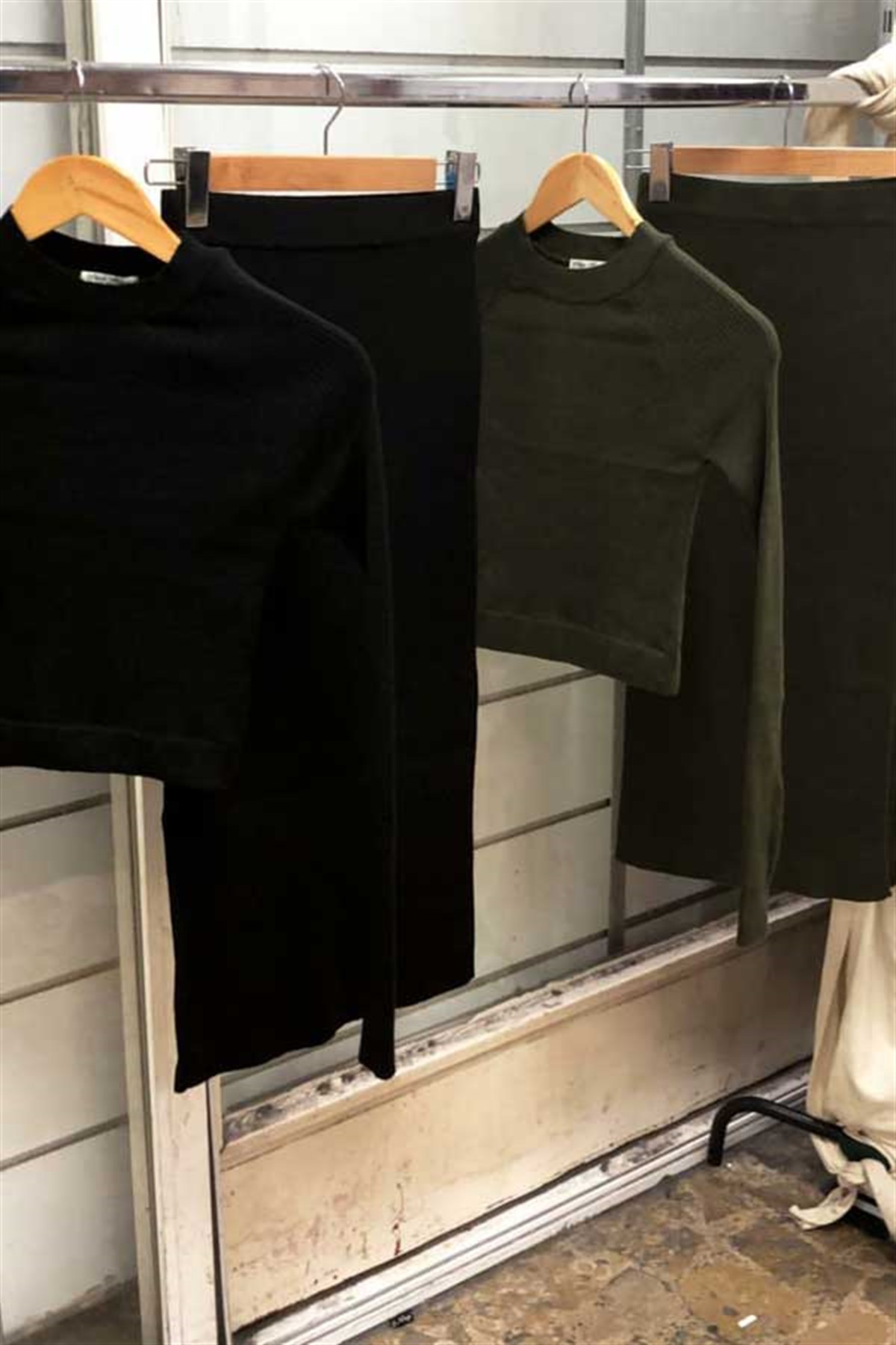 Kaşkorse Etek Crop Takım