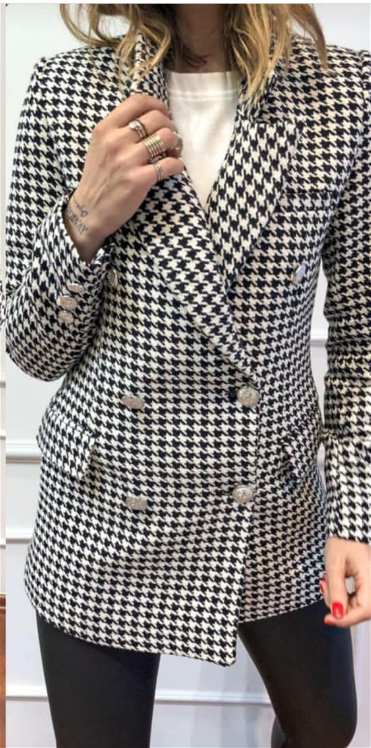 Kazayağı Blazer Ceket