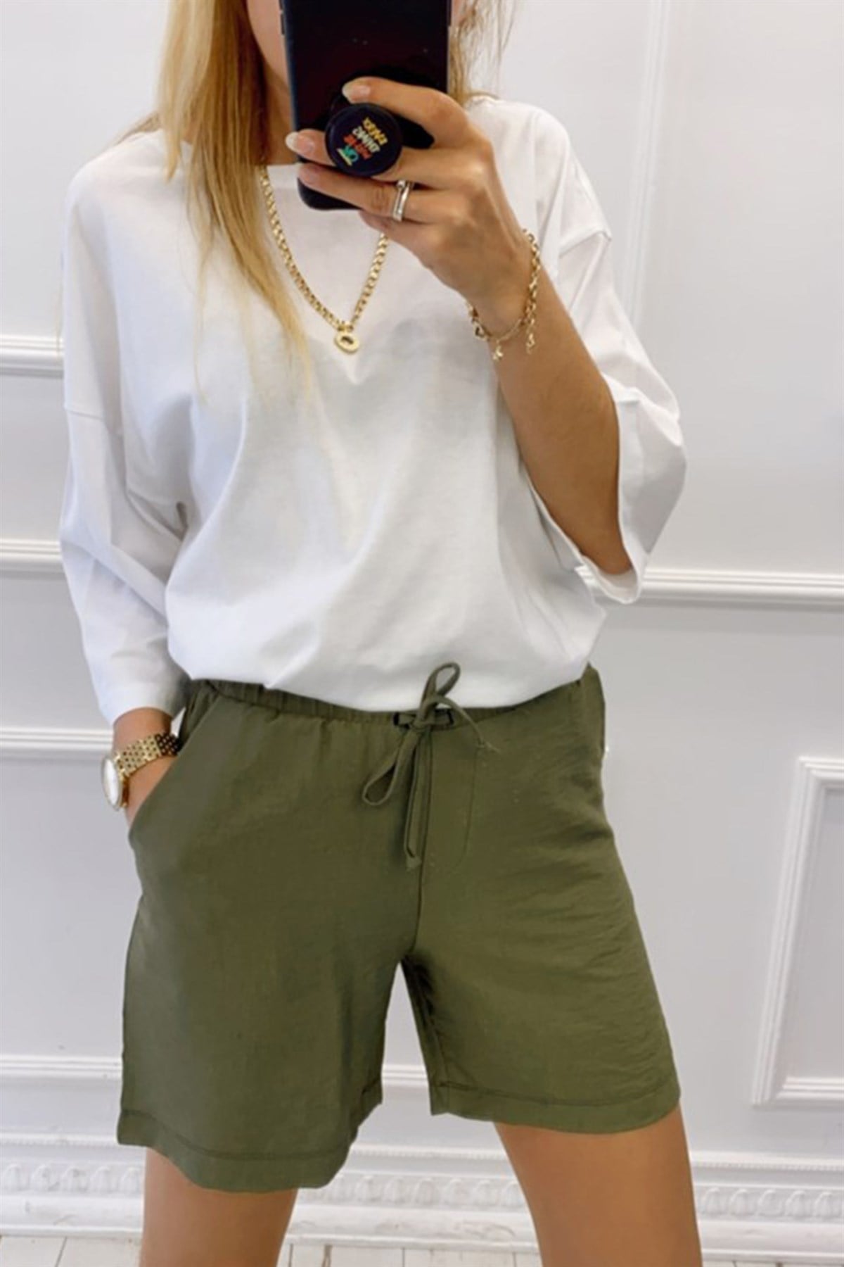 Keten Haki ŞortŞORTLAR