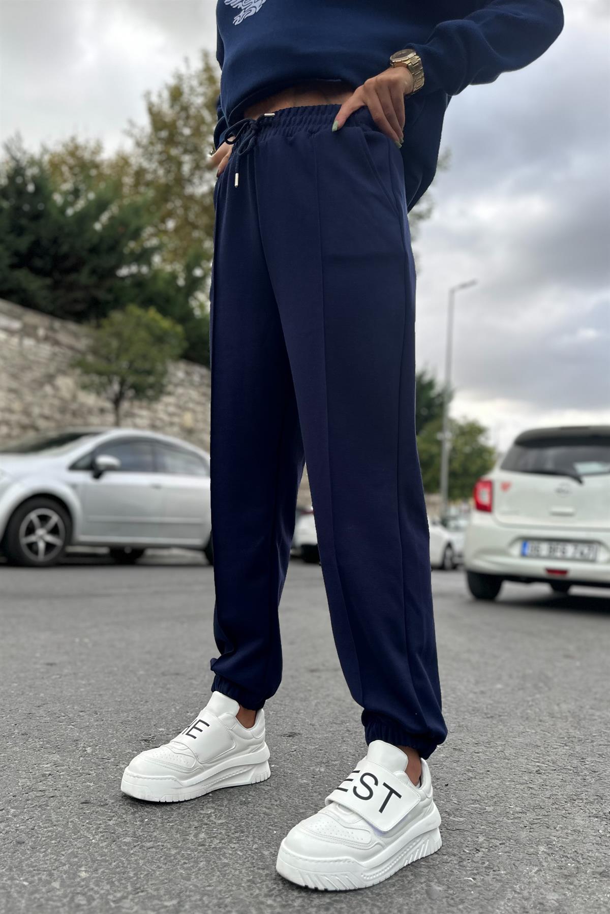 Lacivert Modal Eşofman Altı EŞOFMAN