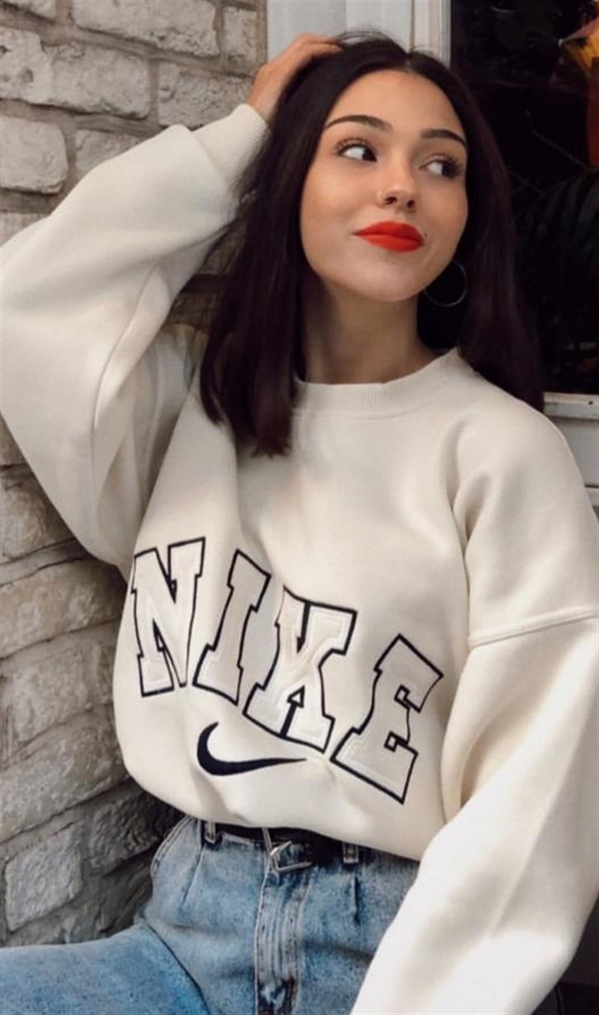 Logo Nakışlı Sweat