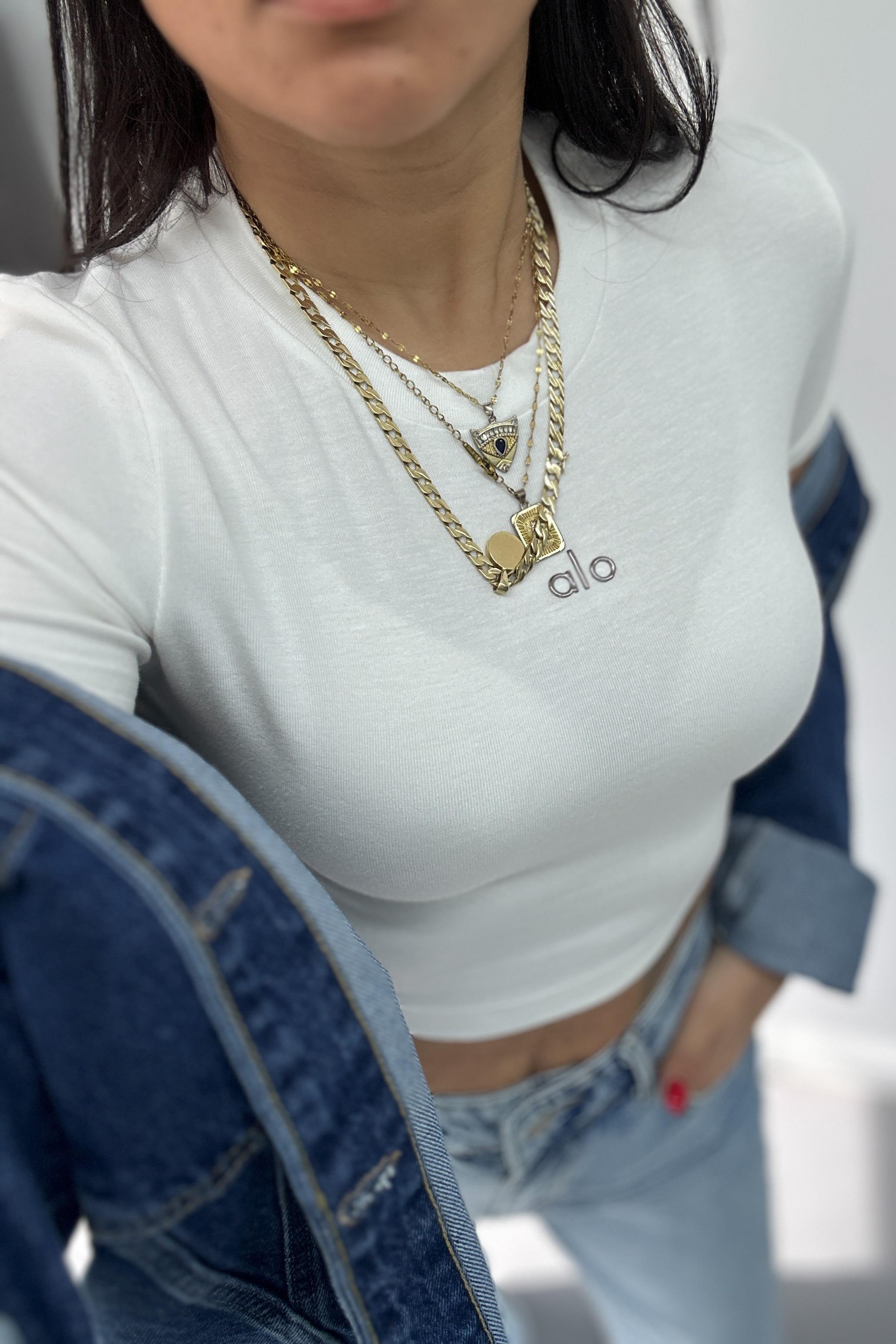 Logolu Beyaz Crop BodyCROP