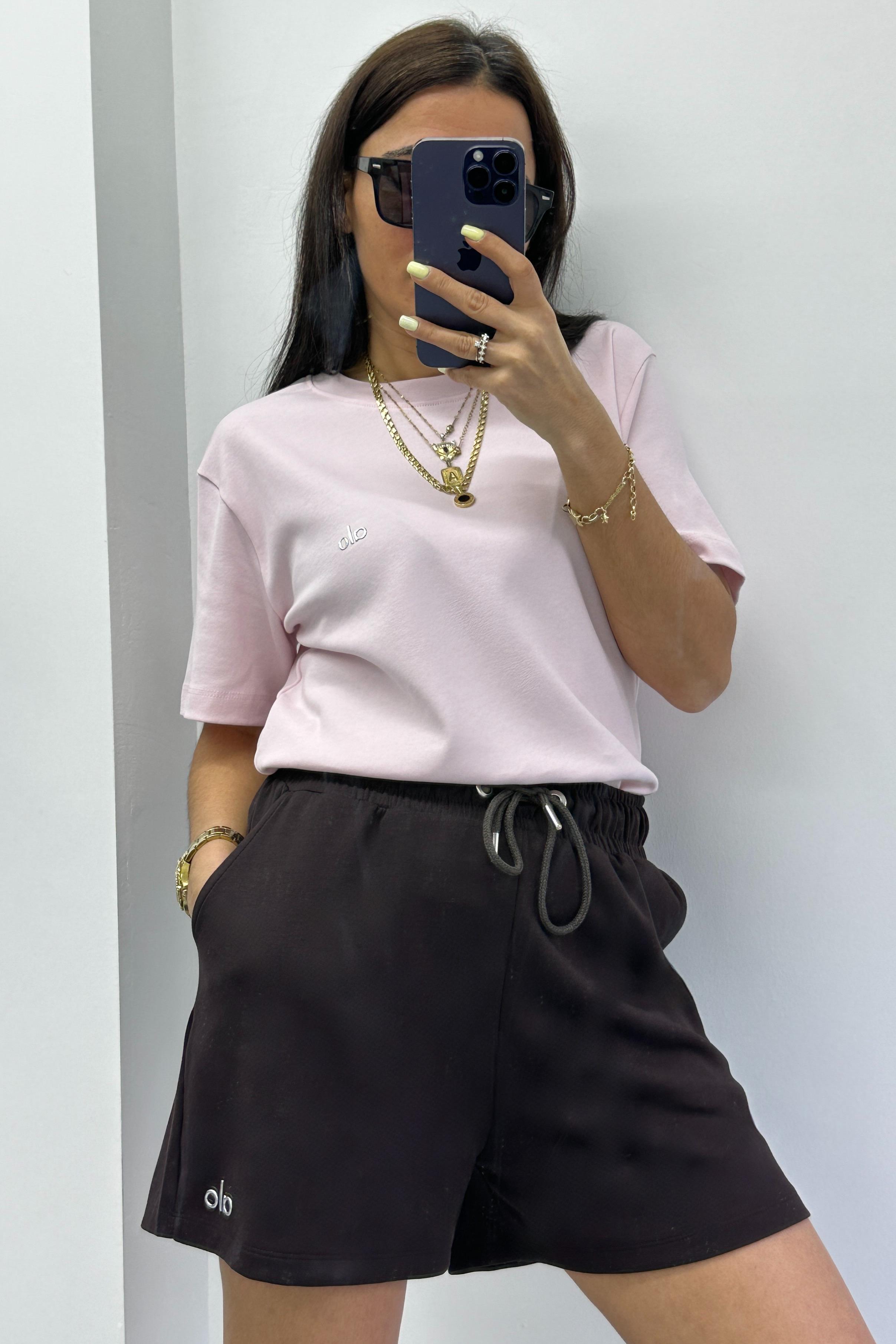 Logolu Kahverengi Kısa ŞortŞORTLAR