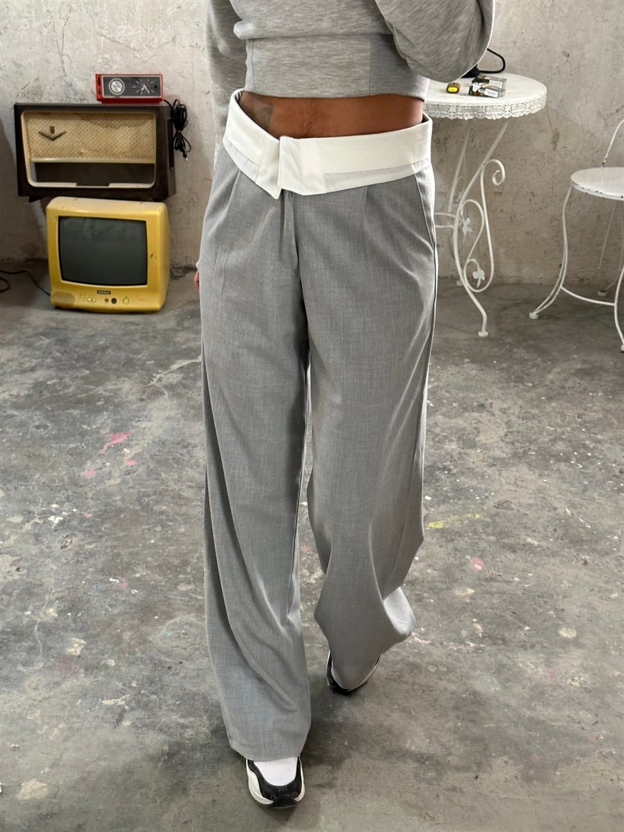 Mendil Kemer Gri PalazzoPANTOLON