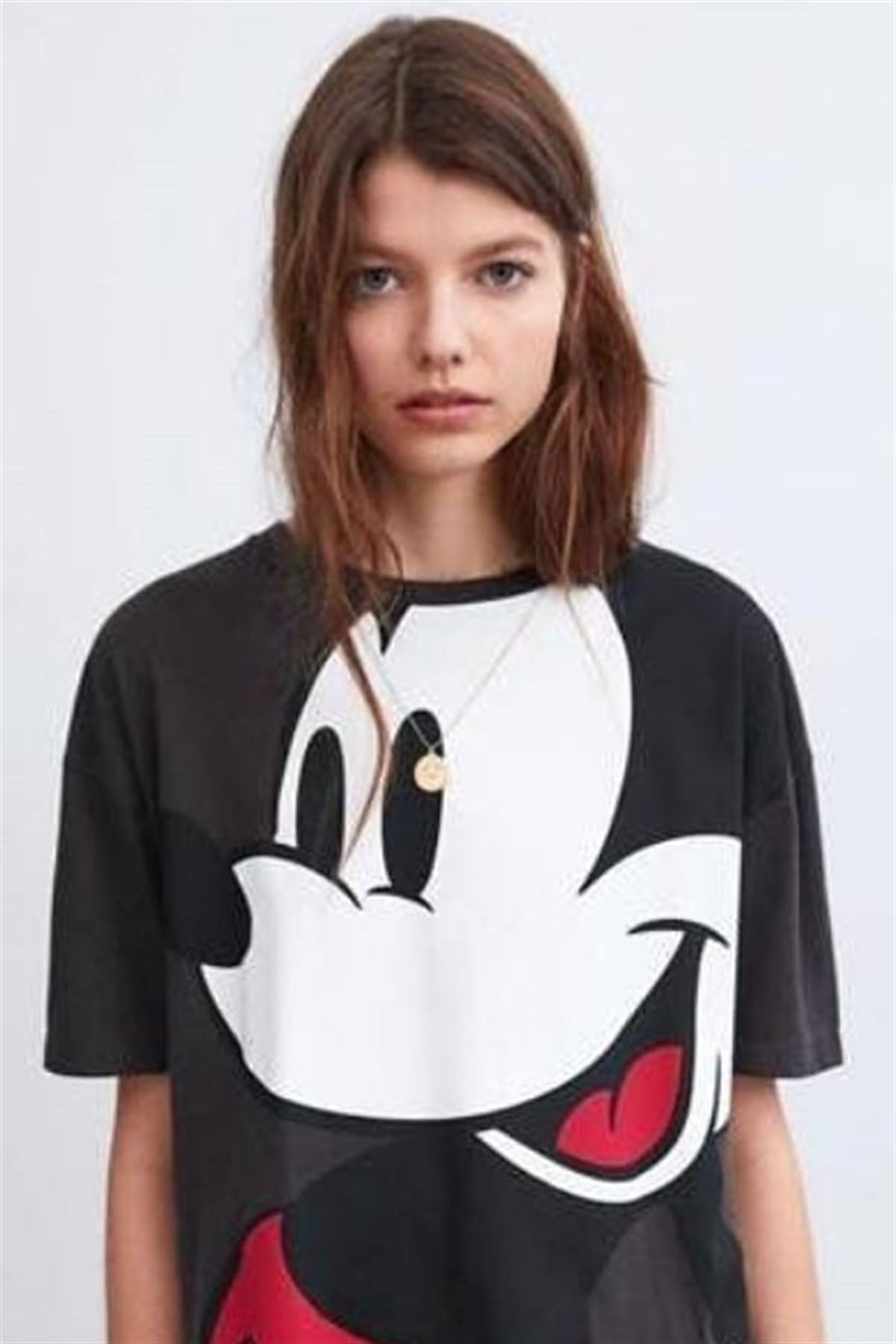 Mickey Baskılı Tshirt