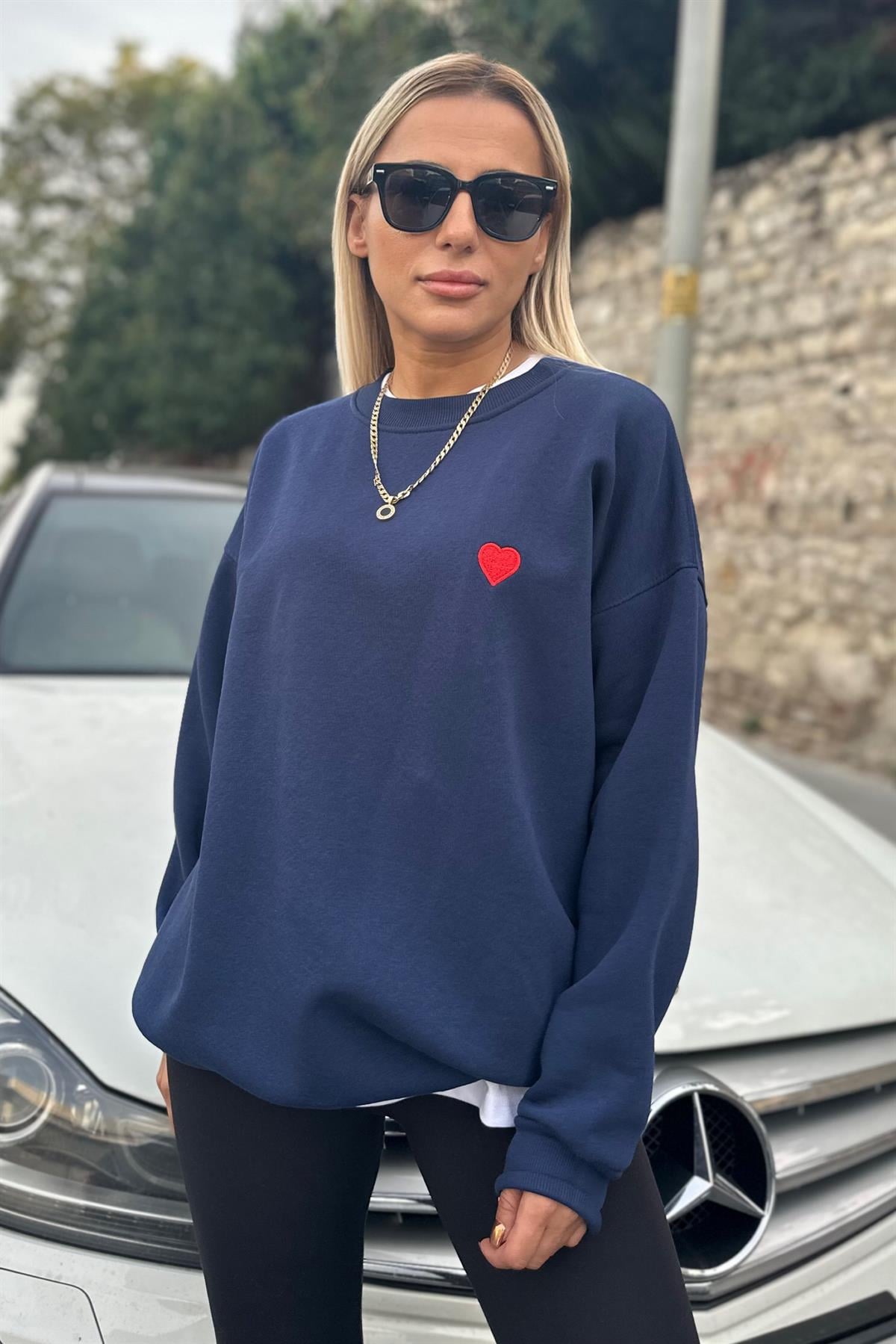 Minik Kalpli Lacivert SweatshirtSWEATSHİRT