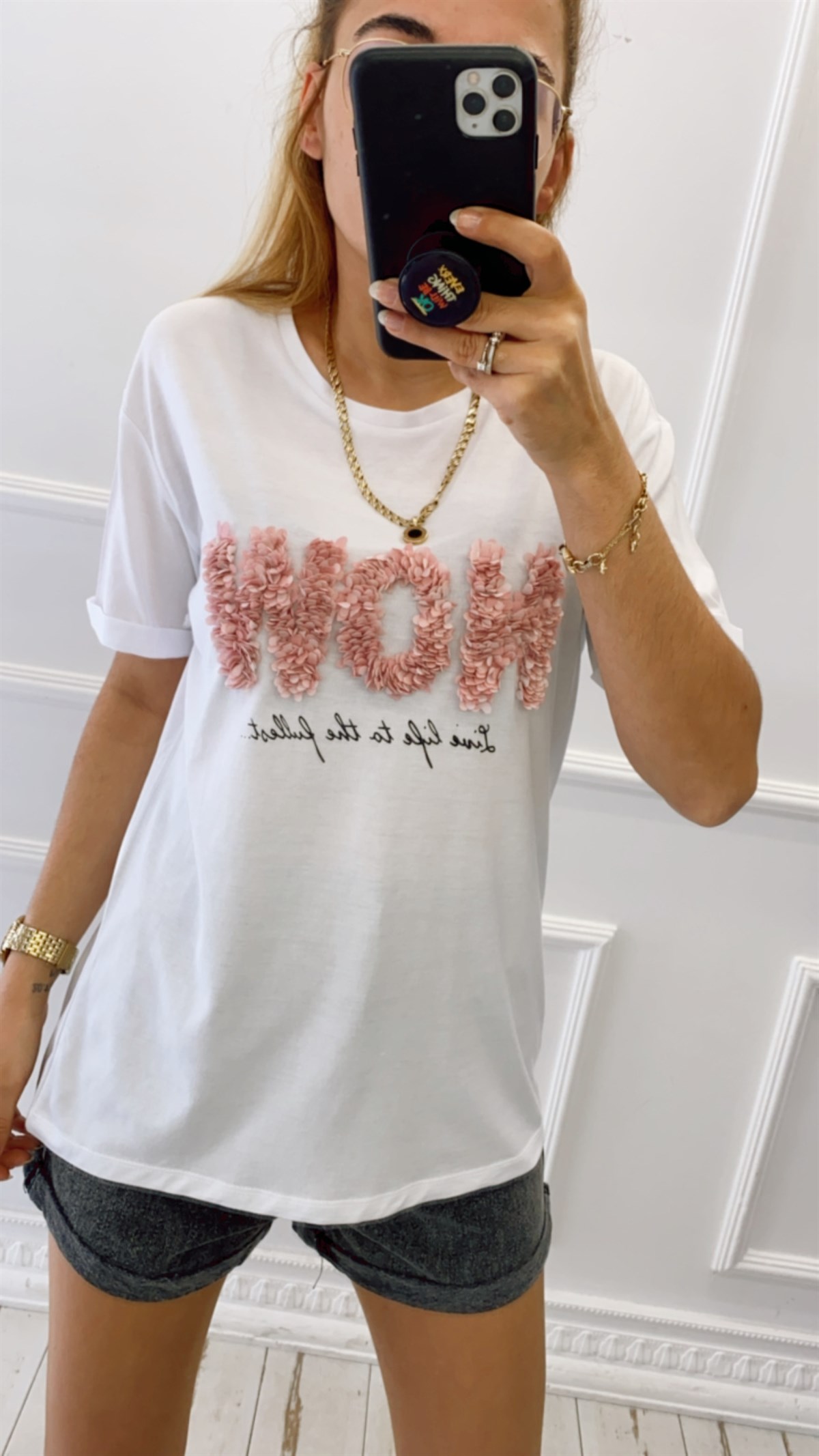 Now Pul Nakışlı Tshirt