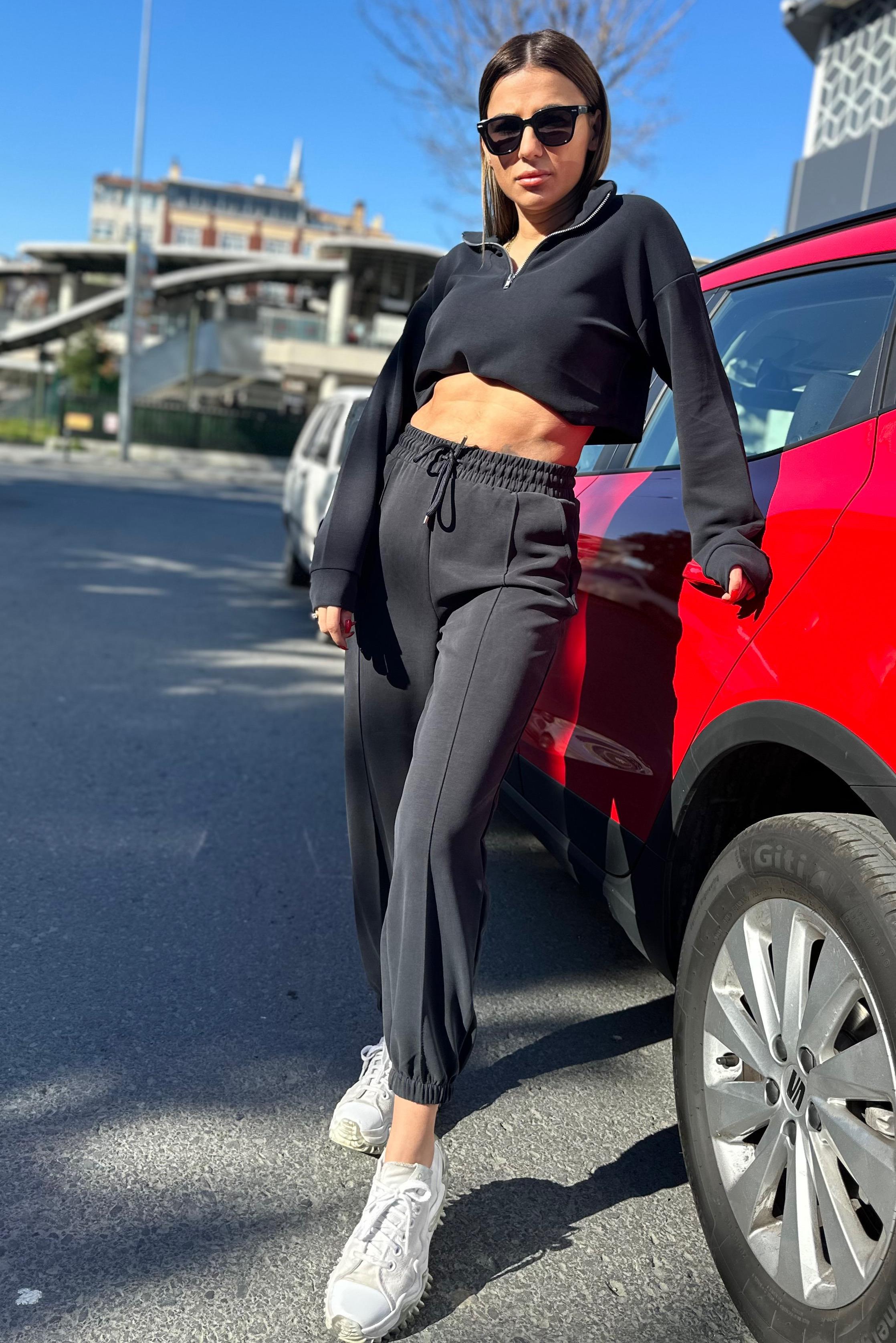 Önü Dikiş Detaylı Modal Eşofman AltıYENİ GELENLER