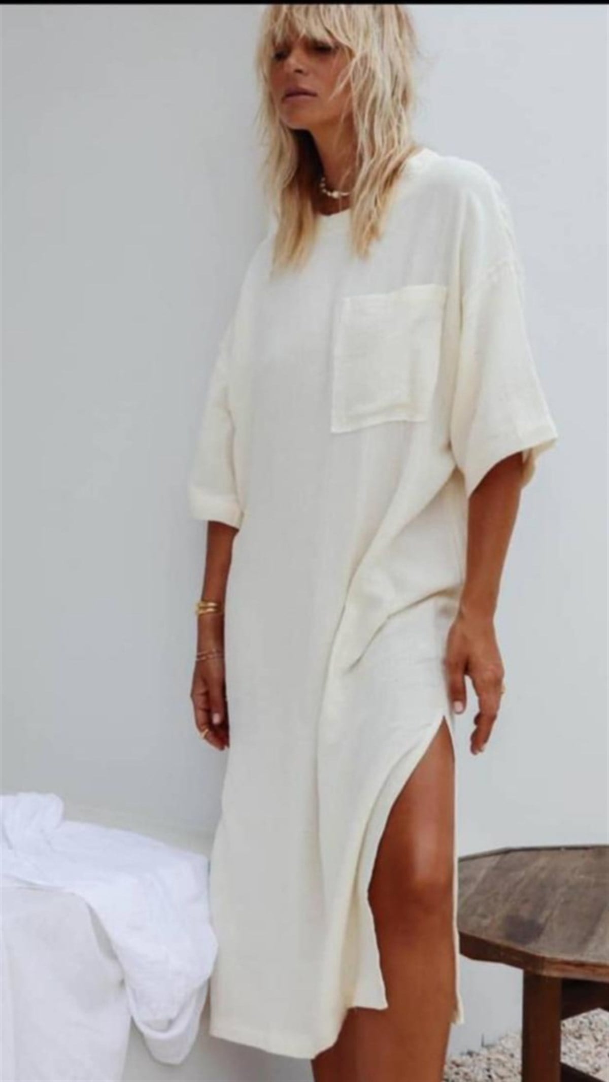 Oversize Penye Elbise