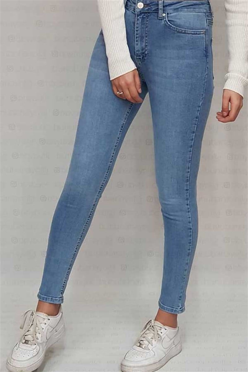 Paçası Fermuarlı Skinny Jean