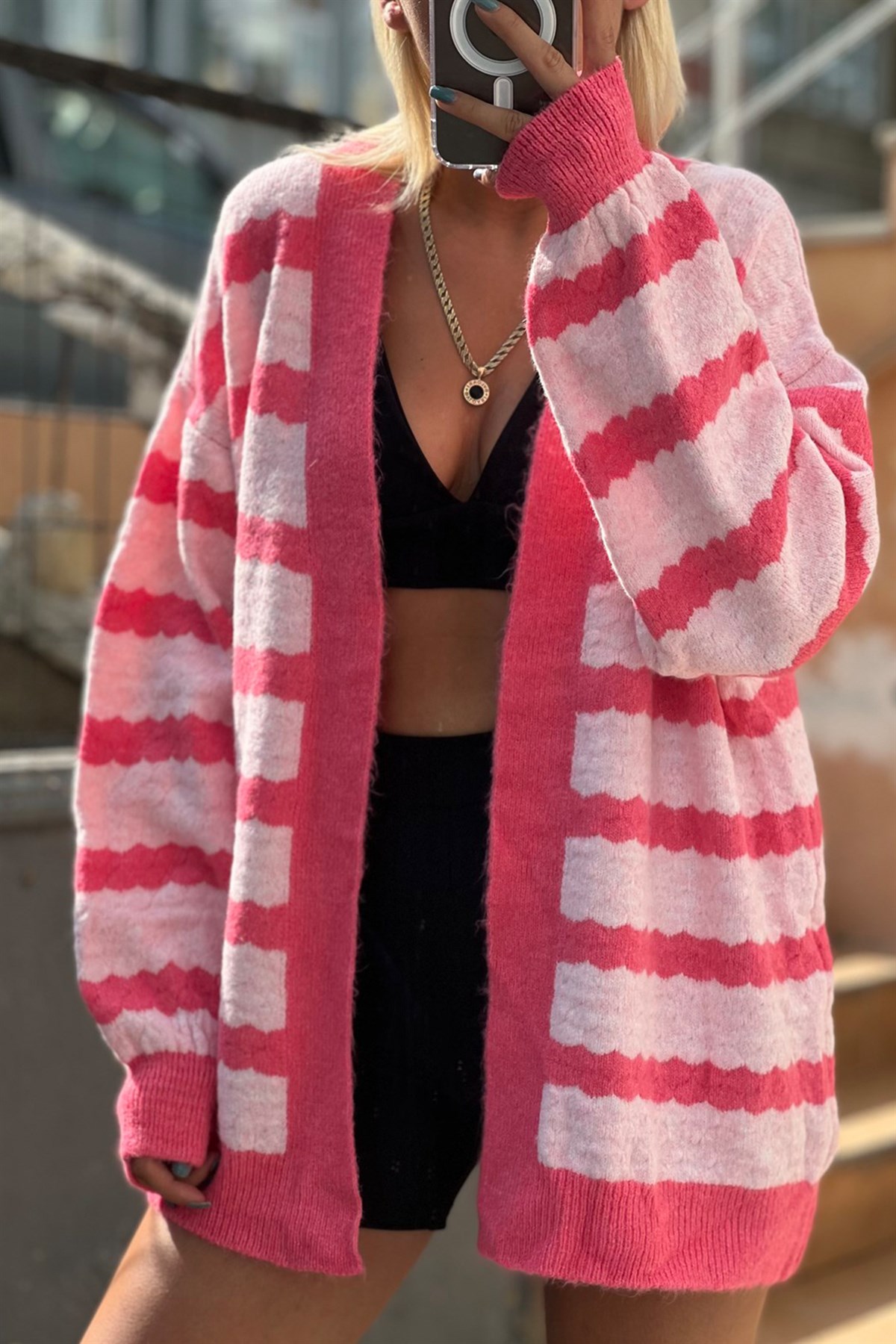 Pembe Çizgili HırkaHIRKA