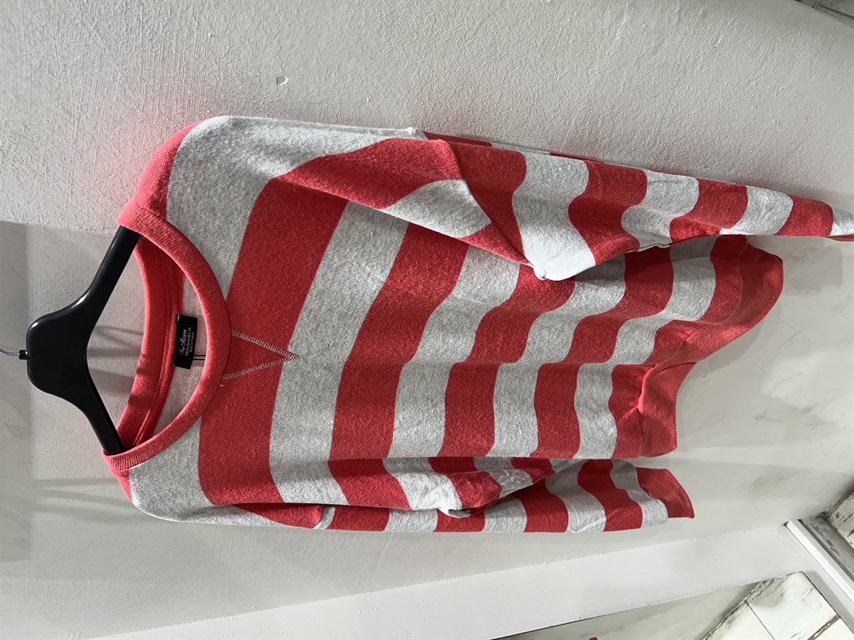 Pembe Çizgili Yumoş TrikoKAZAK