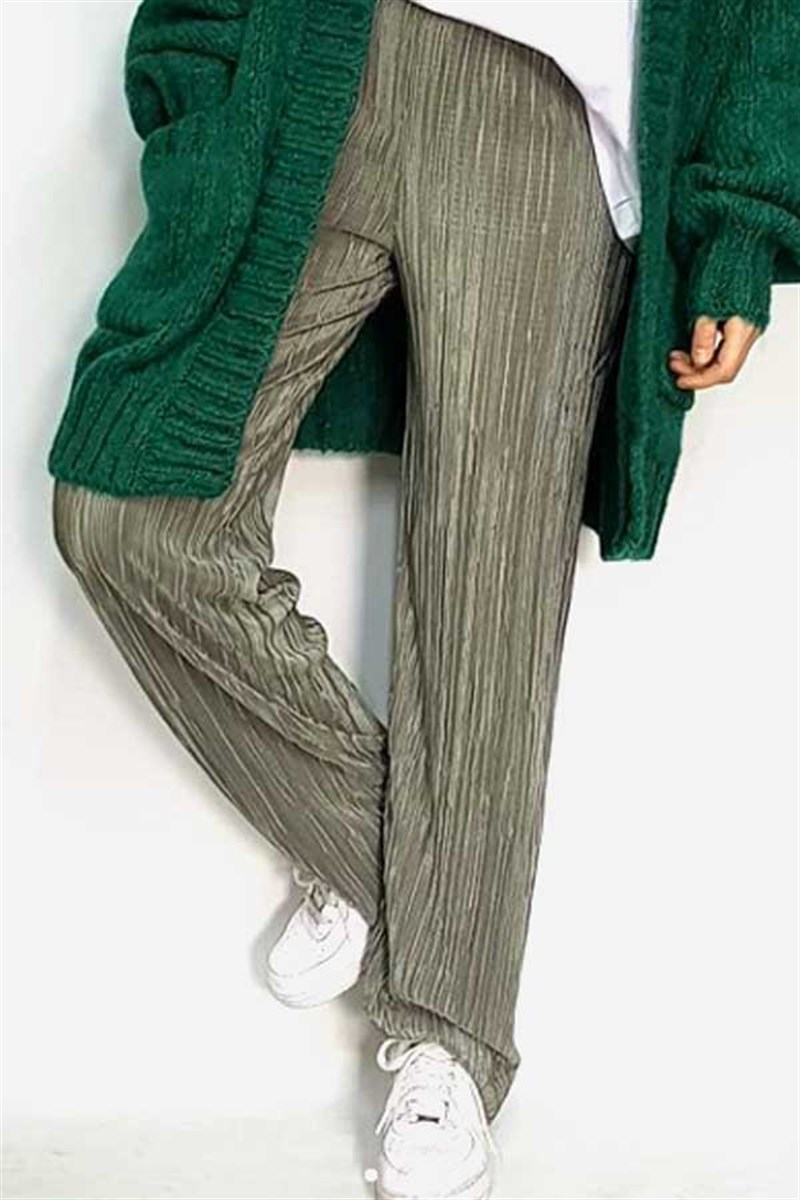 Pliseli Salaş Pantalon