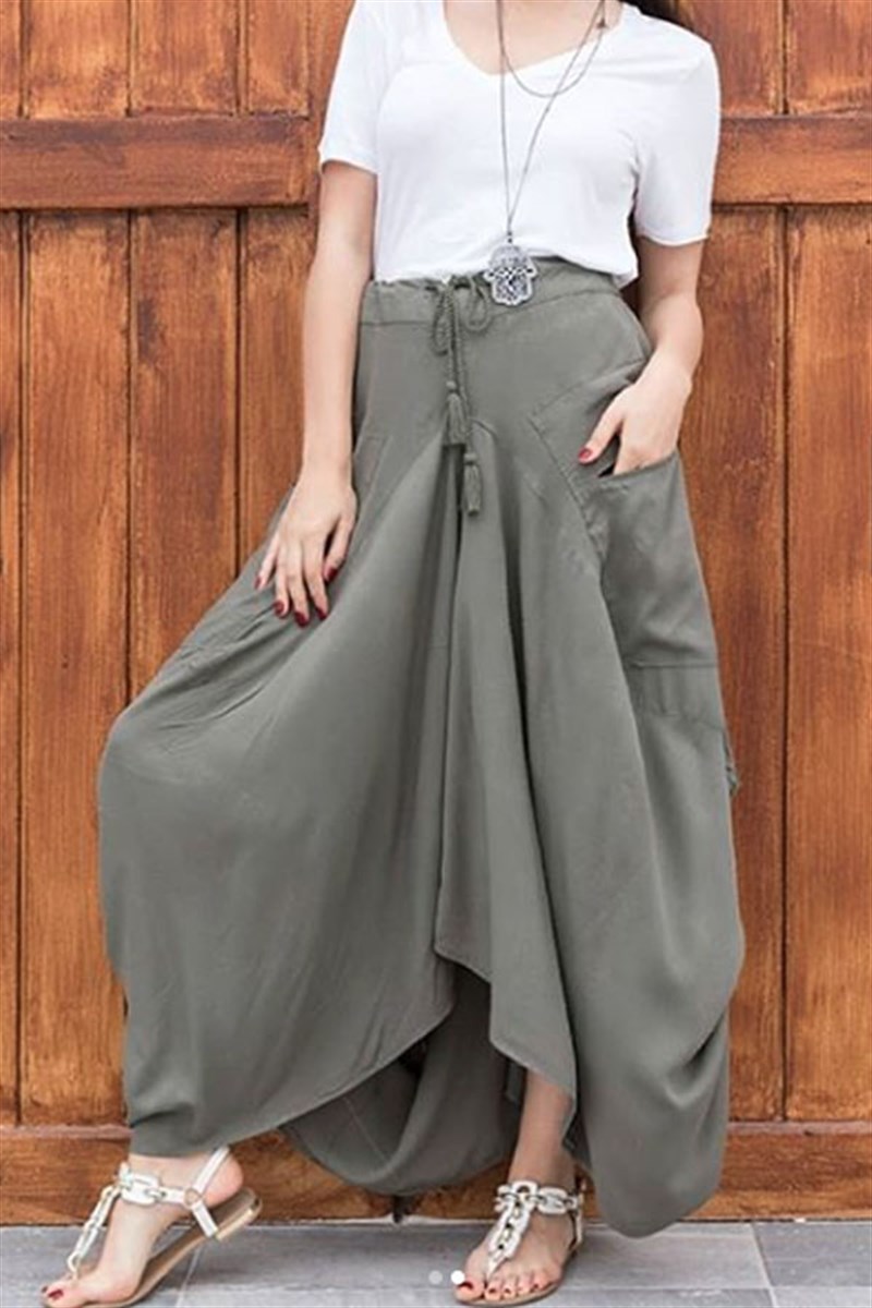 Şalvar Kesim Püsküllü Etek