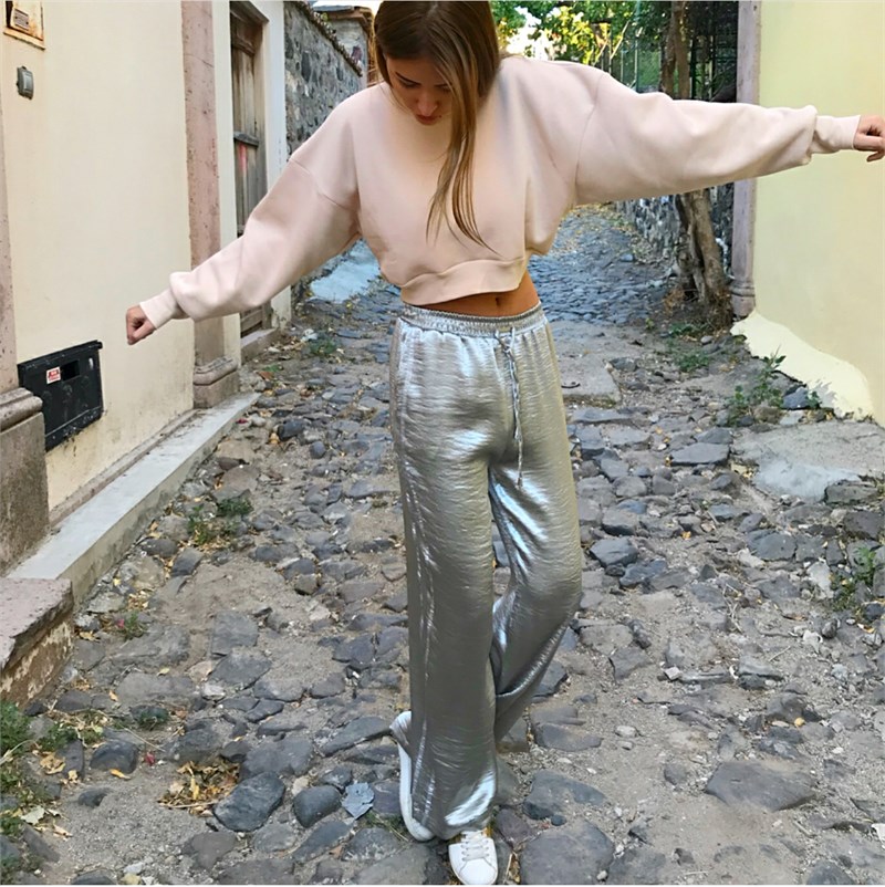 Saten Salaş Pantalon