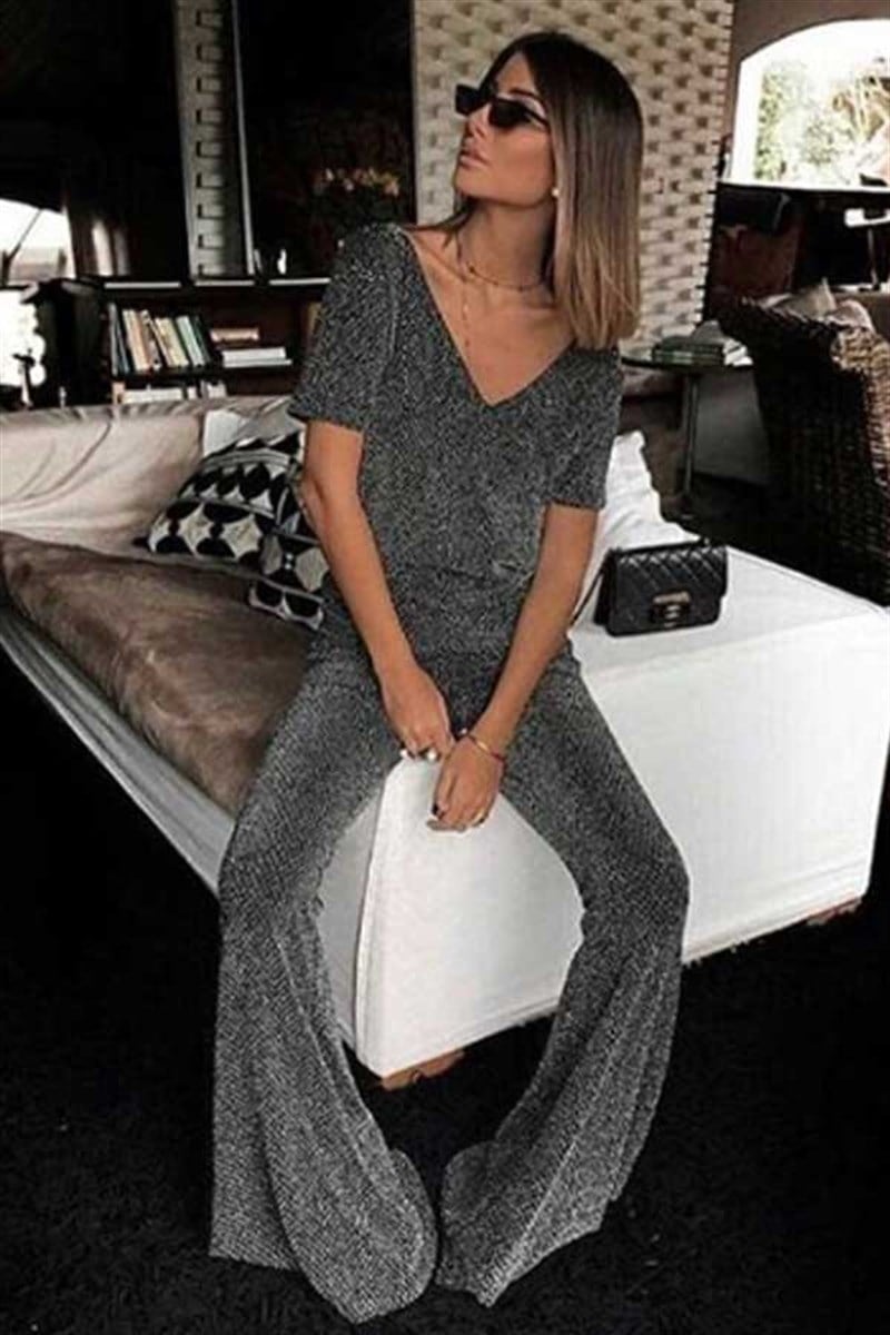 Simli Pantalon Bluz Takım