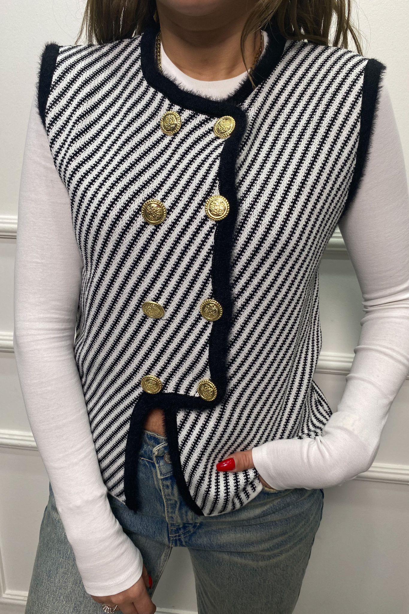 Siyah Biyeli Triko YelekYENİ GELENLER