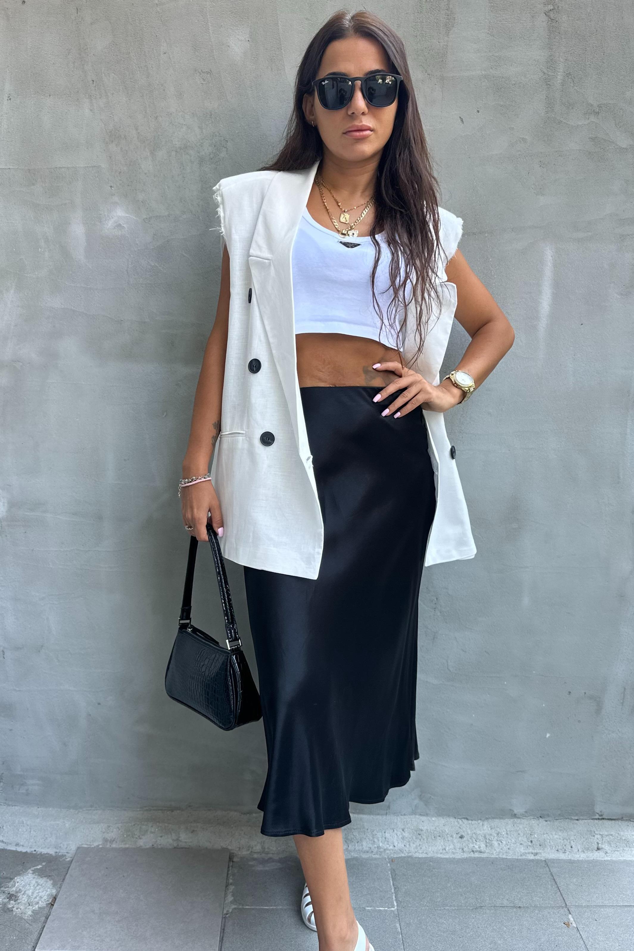 Siyah Saten Çan EtekETEK