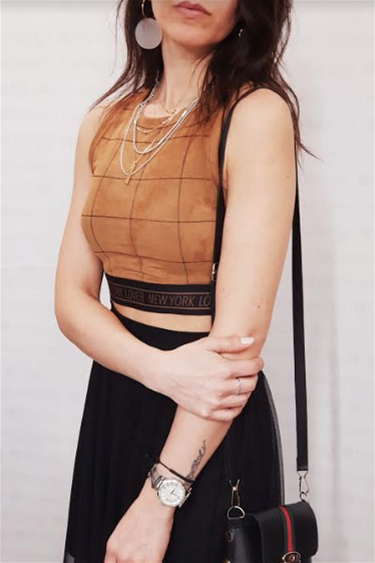 Süet Taba Crop