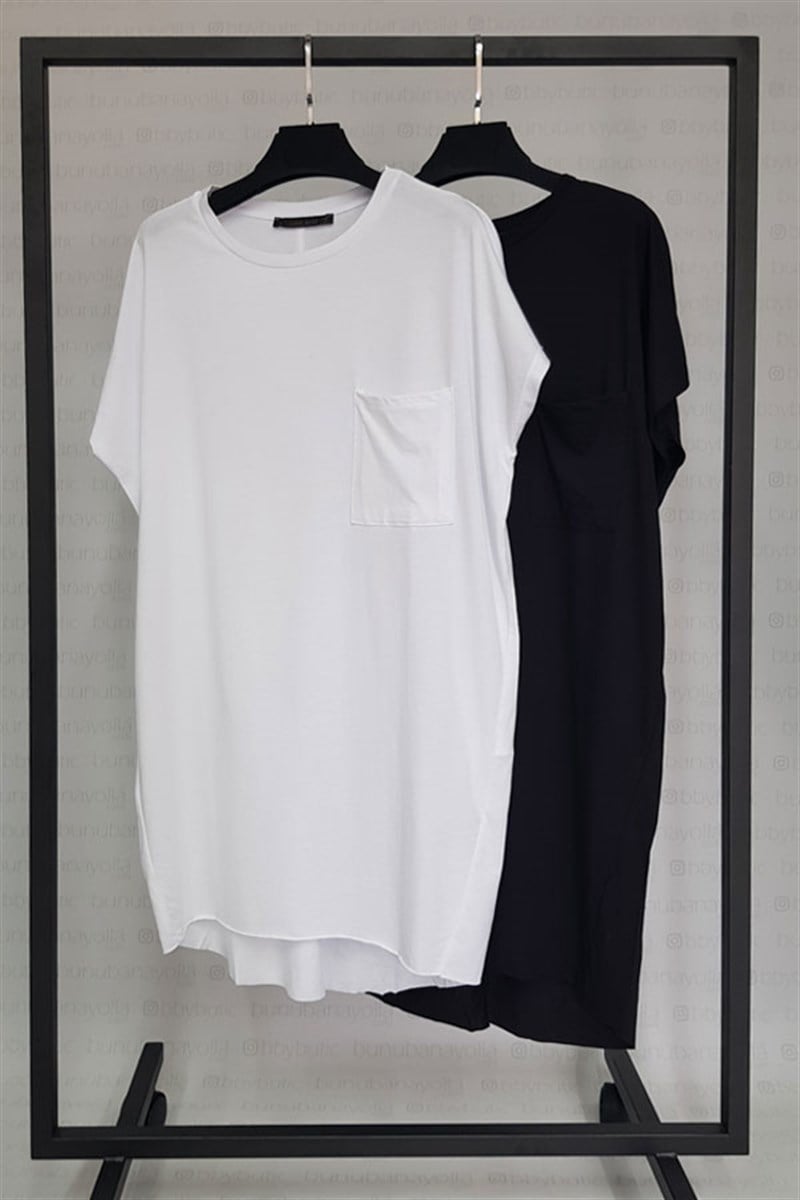 Tek Cepli Tunik Tshirt