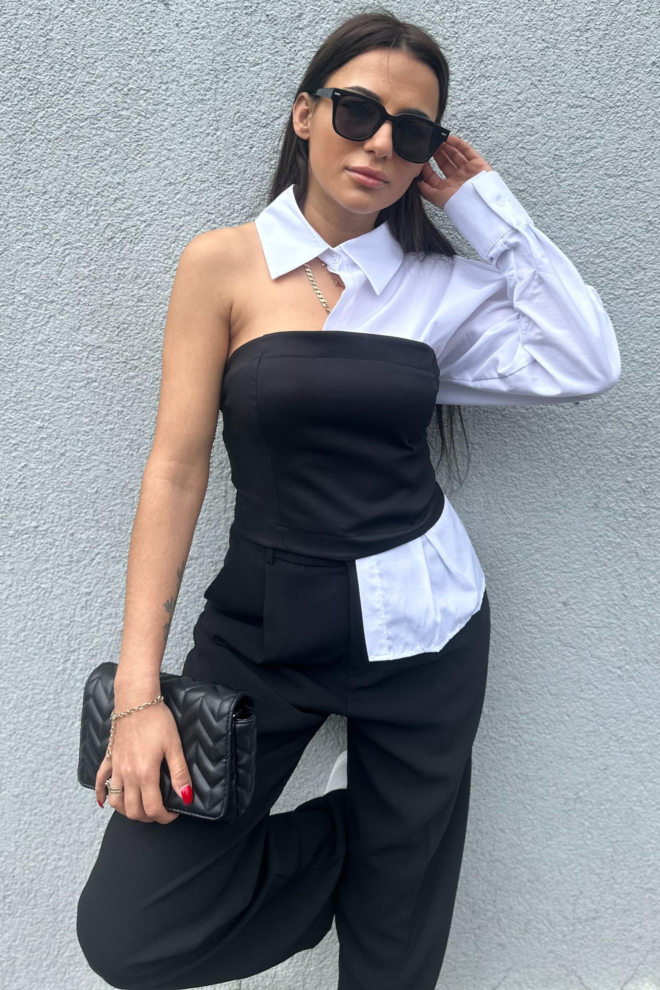 Tek Kolu Açık Tasarım GömlekGÖMLEK