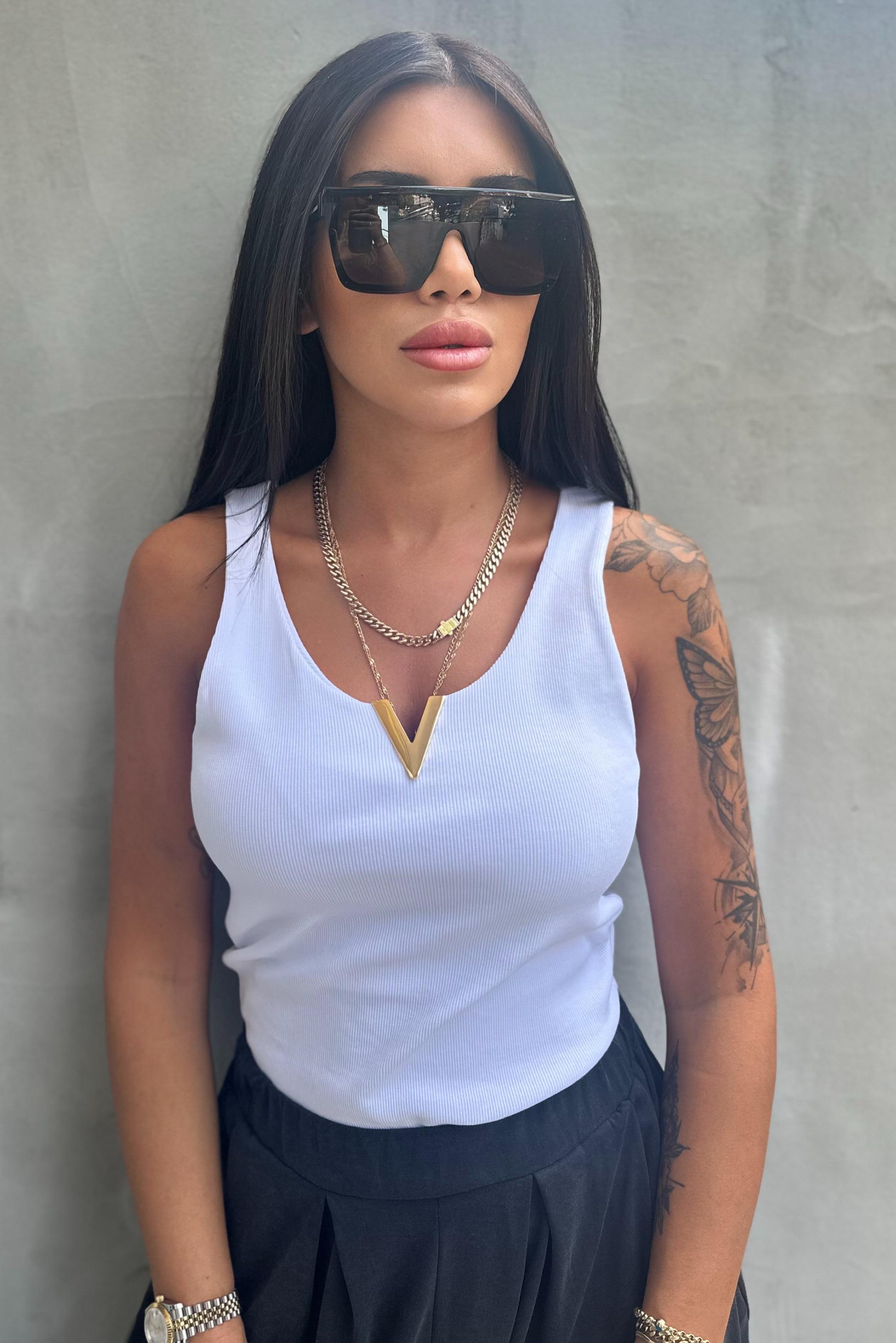 V Demir Beyaz Kaşkorse AtletBLUZ