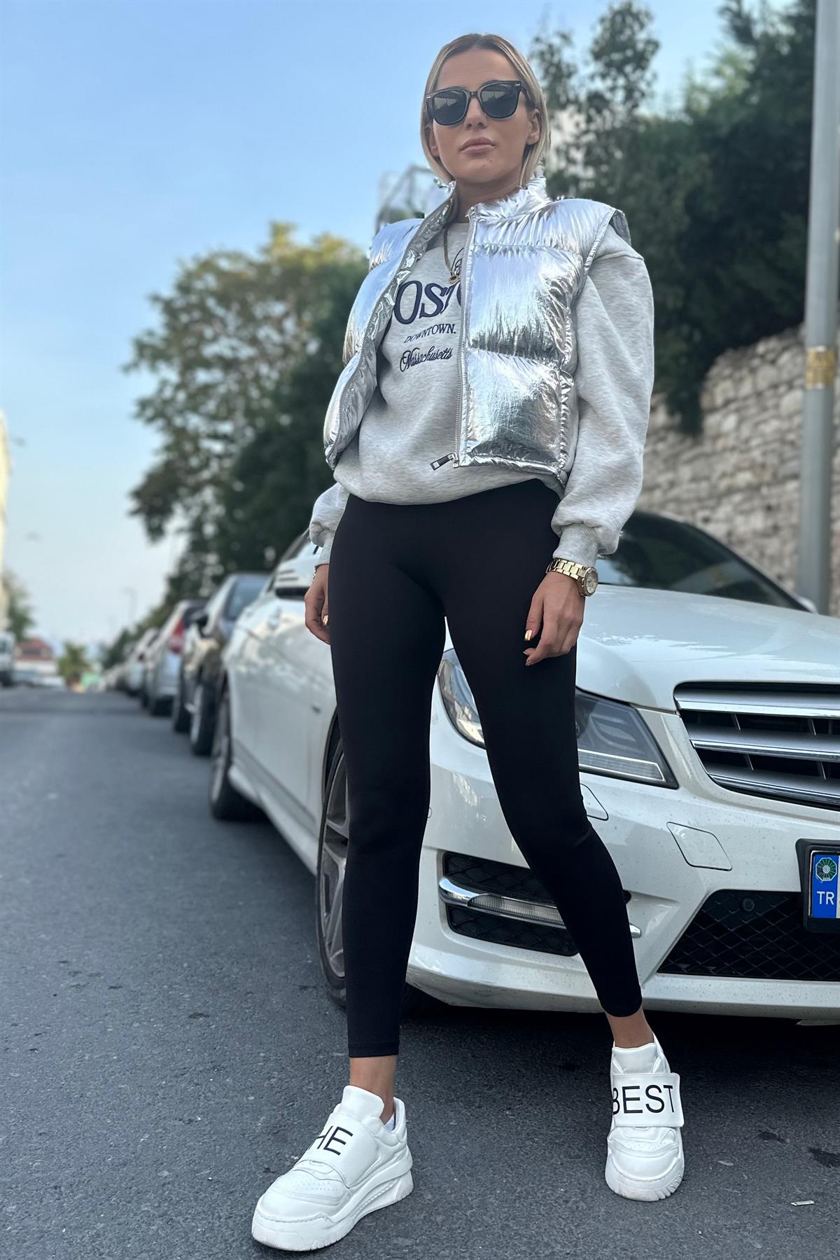 Varaklı Mini YelekMONT/CEKET