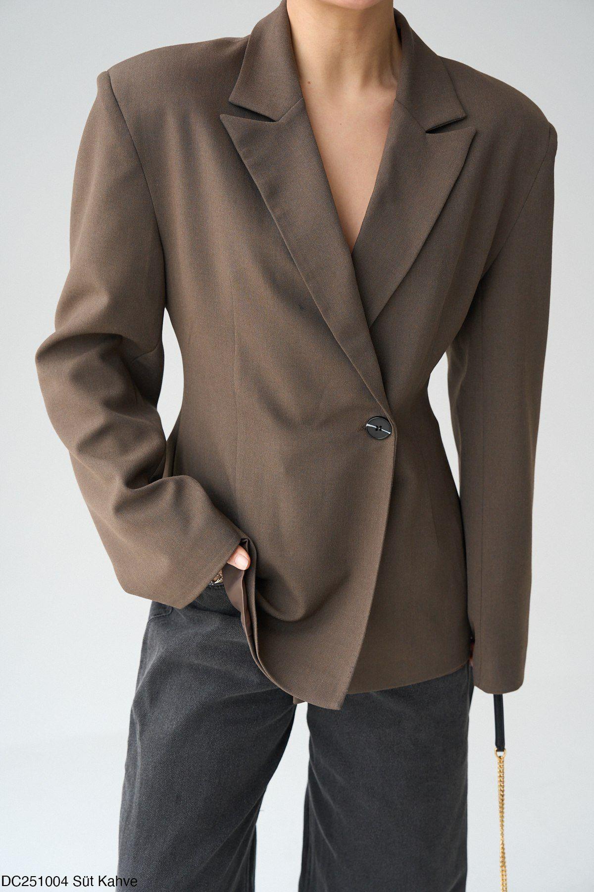 Vatkalı Kahverengi CeketMONT/CEKET