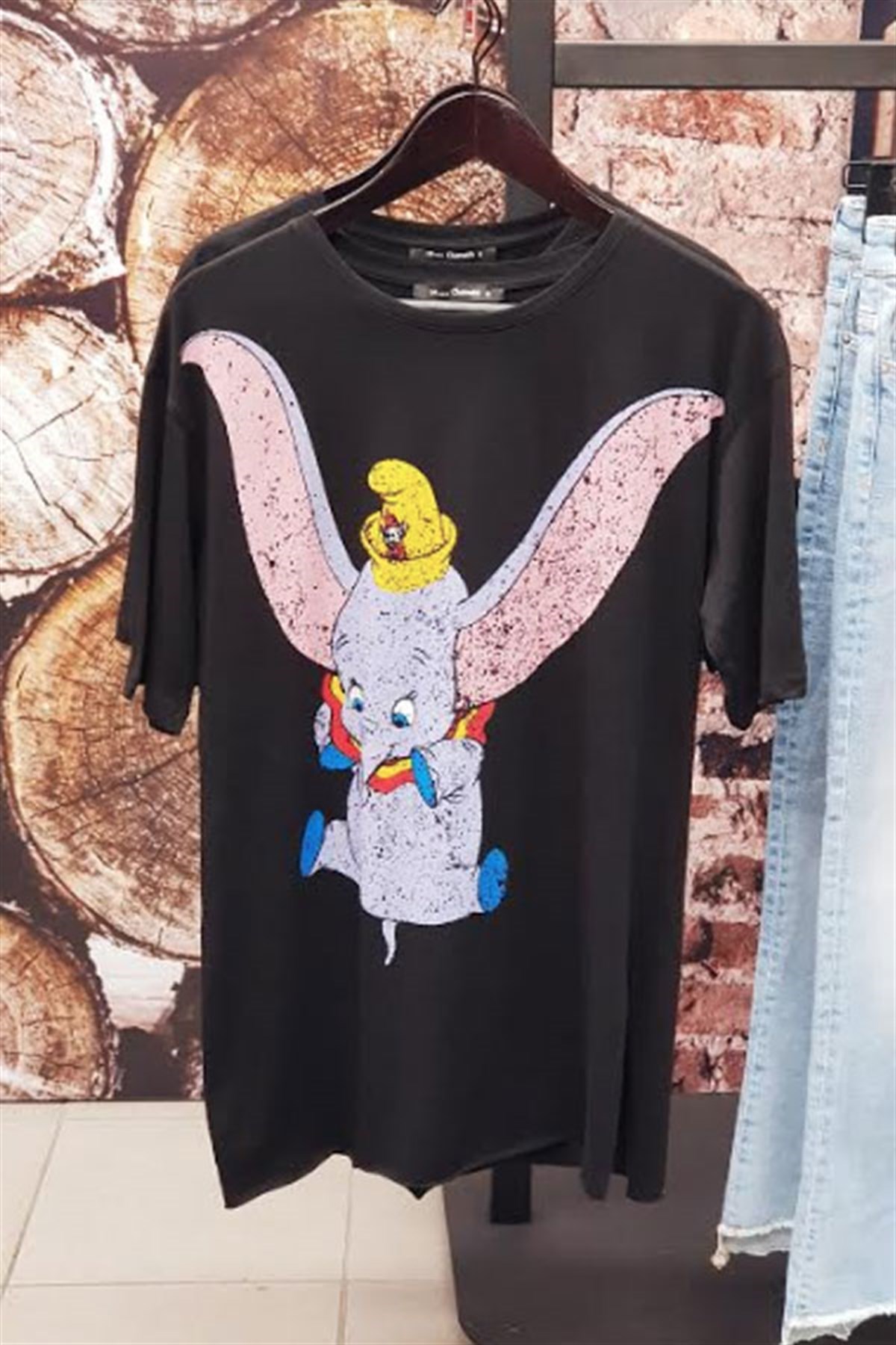 Yanları Yırtmaçlı Dumbo Tshirt