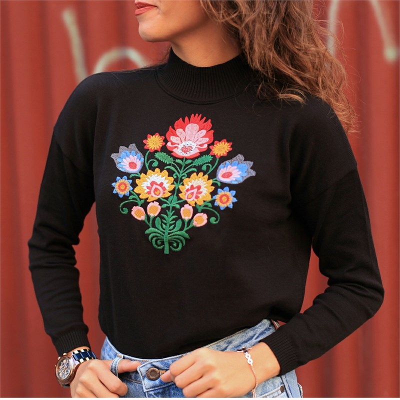 Yarım Balıkcı Triko Bluz