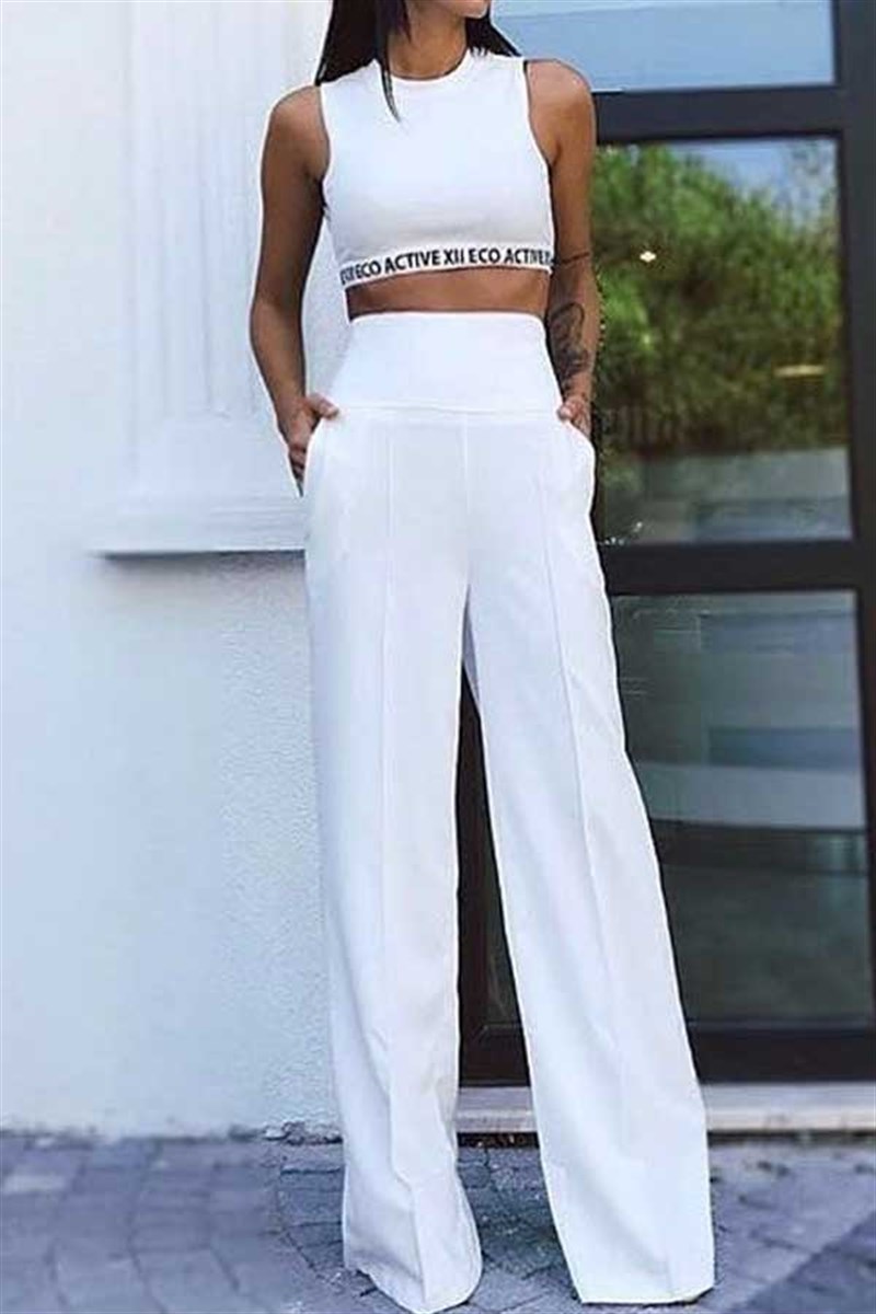 Yüksel Bel Salaş Pantalon 
