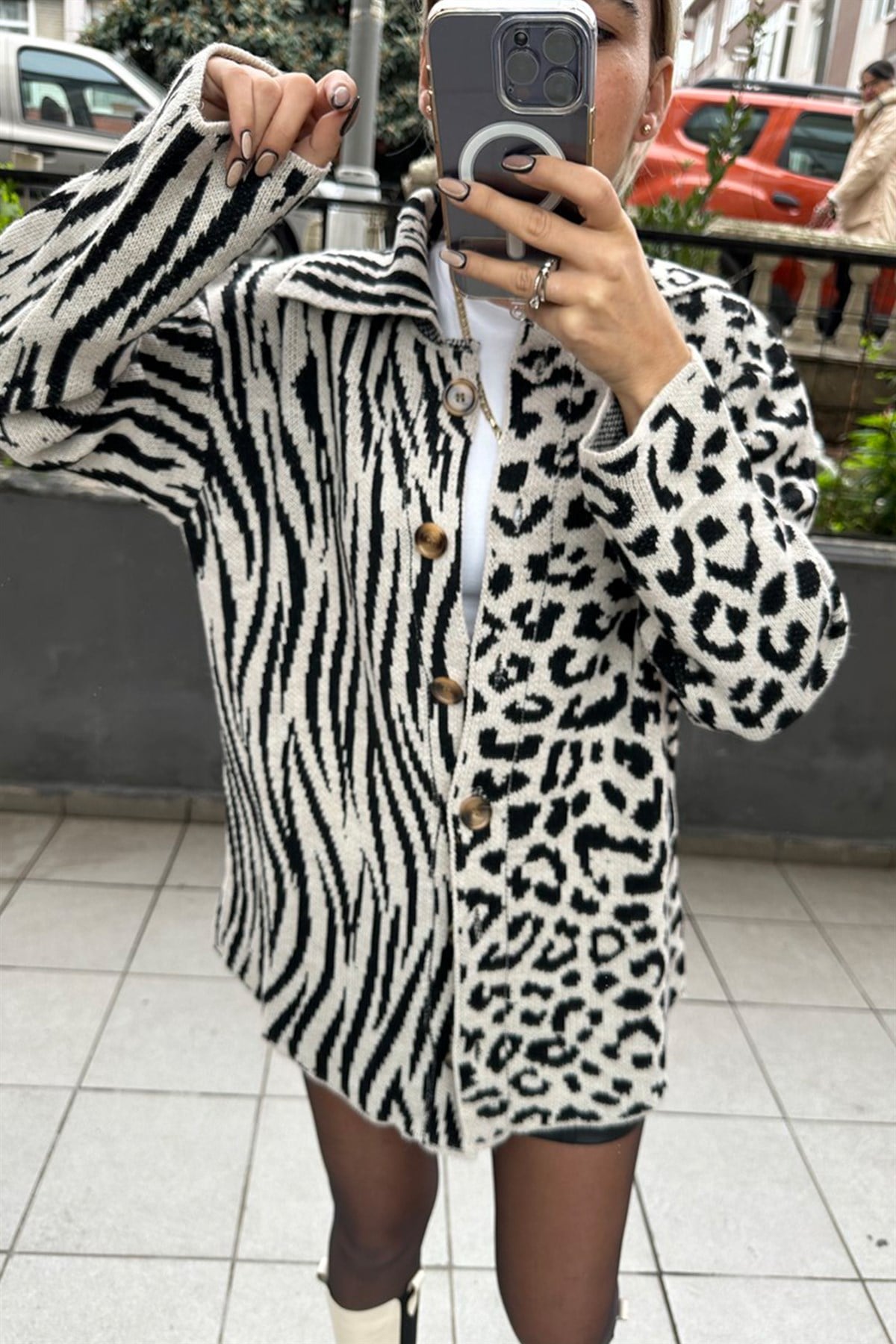 Zebra Leopar HırkaHIRKA