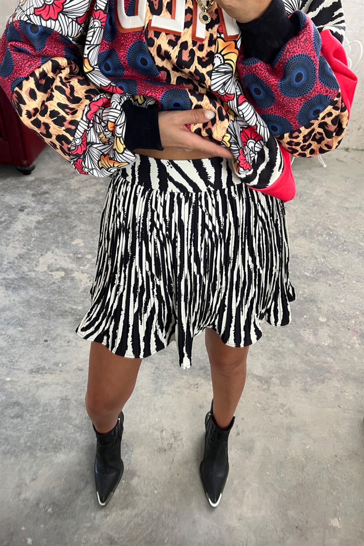 Zebra Pileli Mini EtekETEK