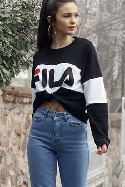 Fila papina crew sweat hotsell