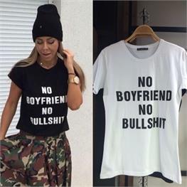 No Boyfriend No Bullshit Tshirt