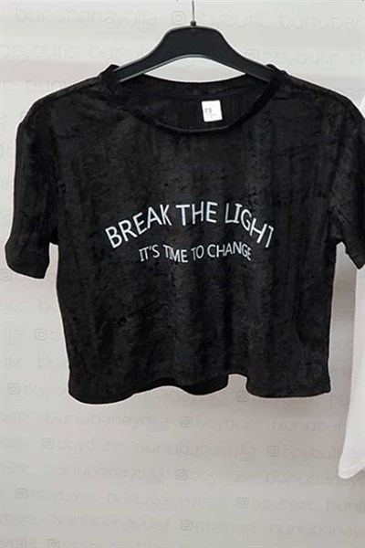 Break The Light Kadife Mini Tshirt