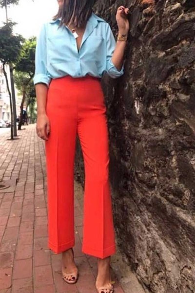 Midi Atlas Pantalon Gömlek Takım