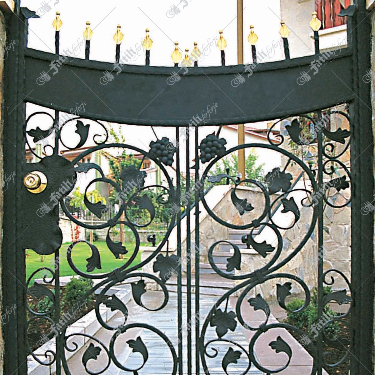 1022 KODLU FERFORJE KAPI | FERFORJE KORKULUKLAR | Fatih Ferforje