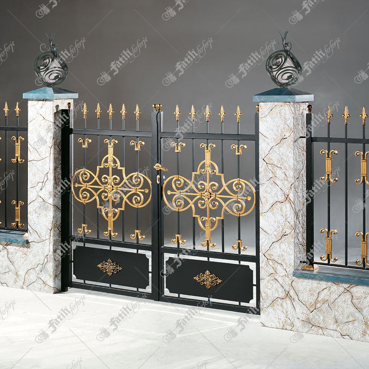 1031 KODLU FERFORJE KAPI | FERFORJE KAPILAR | Fatih Ferforje