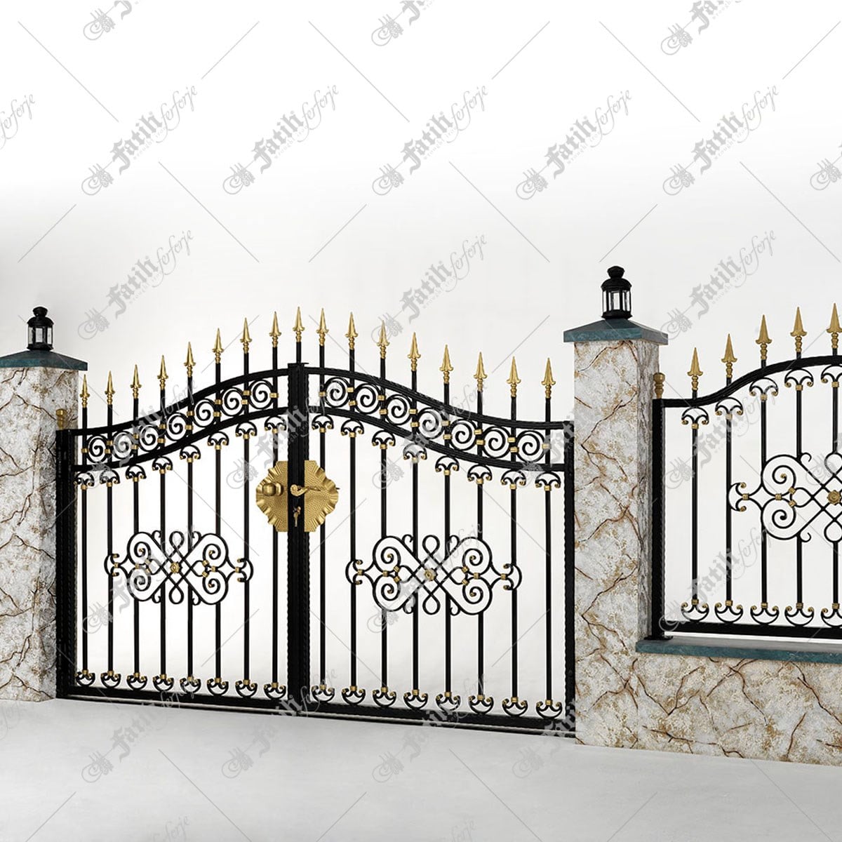 1041 KODLU FERFORJE KAPI | FERFORJE KAPILAR | Fatih Ferforje