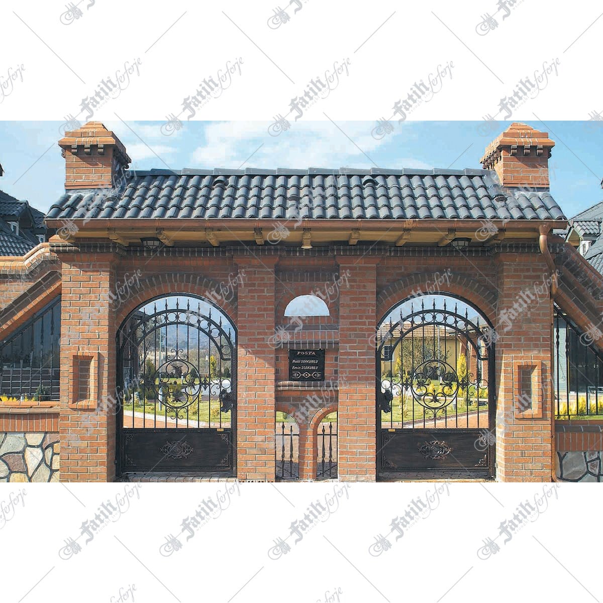 1206 KODLU FERFORJE KAPI | FERFORJE KAPILAR | Fatih Ferforje