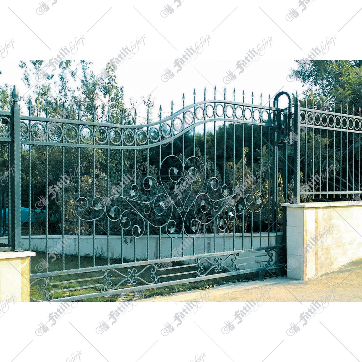 1244 KODLU FERFORJE KAPI | FERFORJE KAPILAR | Fatih Ferforje