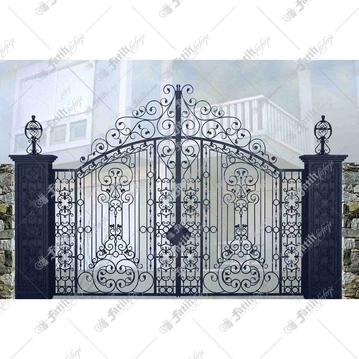 1032 KODLU FERFORJE KAPI | FERFORJE KAPILAR | Fatih Ferforje