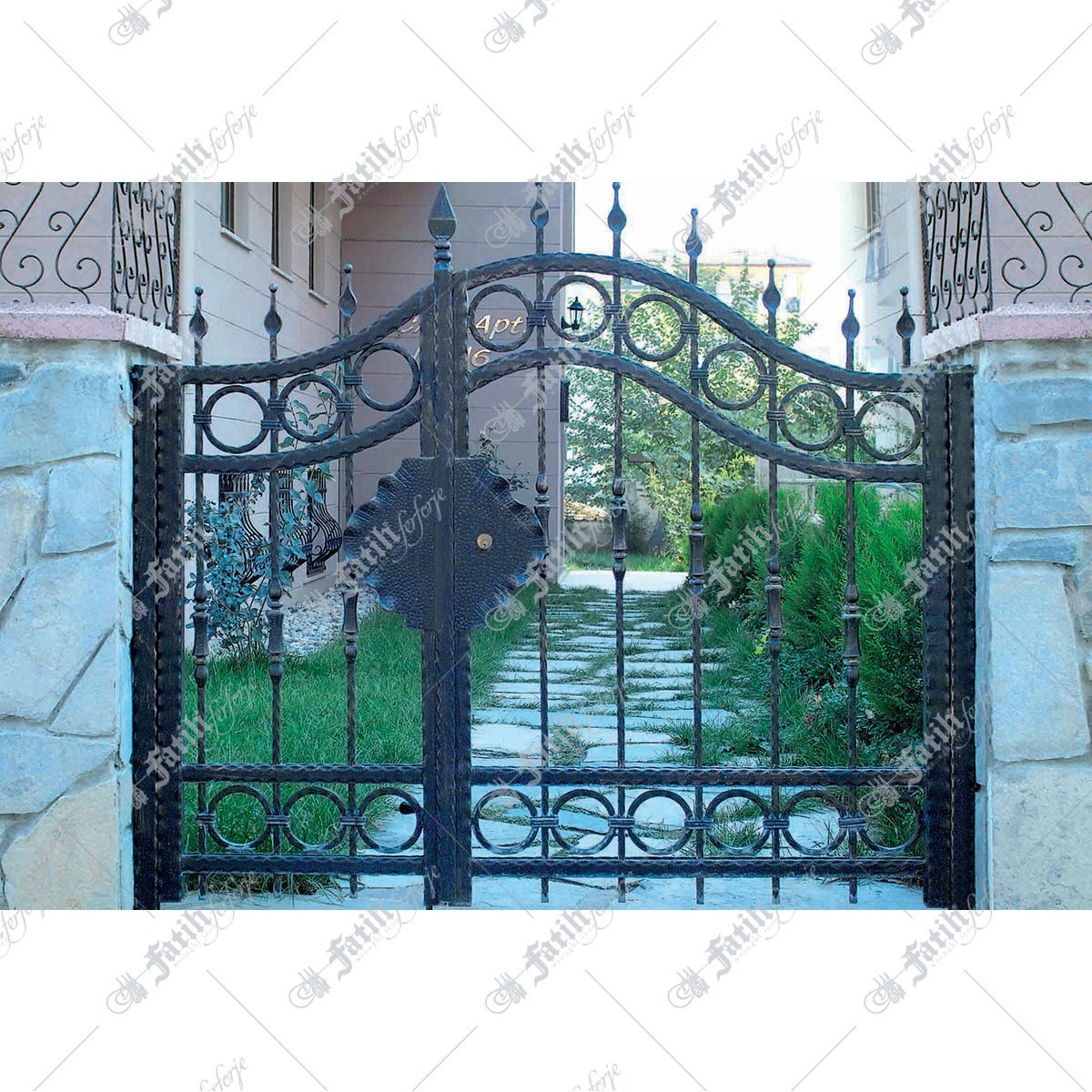 1045 KODLU FERFORJE KAPI | FERFORJE KAPILAR | Fatih Ferforje