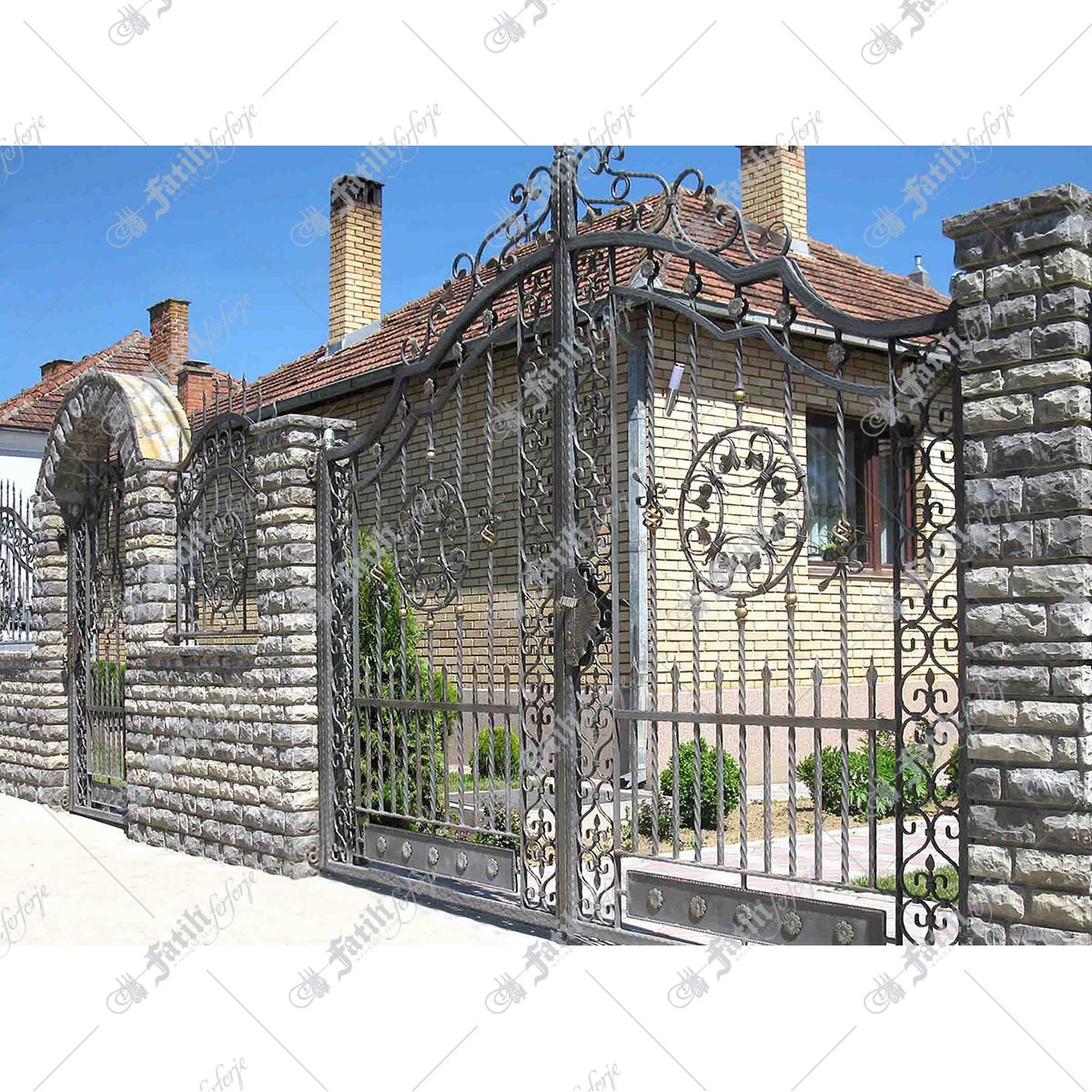 1079 KODLU FERFORJE KAPI | FERFORJE KAPILAR | Fatih Ferforje